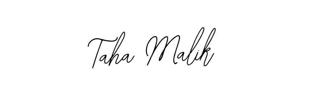 Similarly Bearetta-2O07w is the best handwritten signature design. Signature creator online .You can use it as an online autograph creator for name Taha Malik. Taha Malik signature style 12 images and pictures png