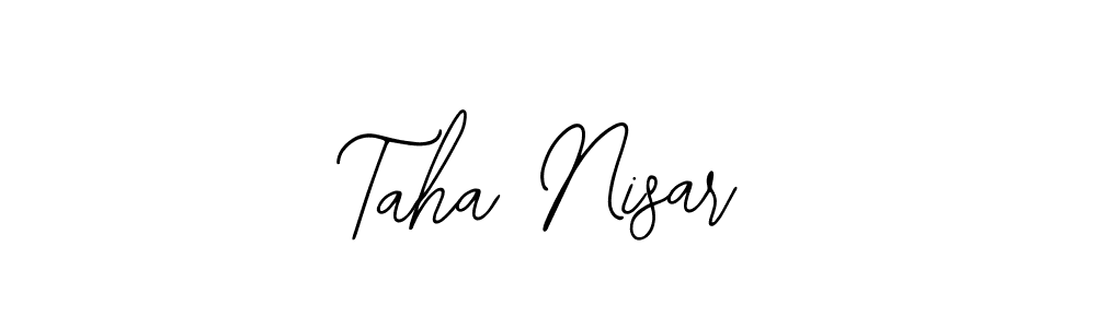Once you've used our free online signature maker to create your best signature Bearetta-2O07w style, it's time to enjoy all of the benefits that Taha Nisar name signing documents. Taha Nisar signature style 12 images and pictures png
