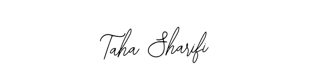 if you are searching for the best signature style for your name Taha Sharifi. so please give up your signature search. here we have designed multiple signature styles  using Bearetta-2O07w. Taha Sharifi signature style 12 images and pictures png