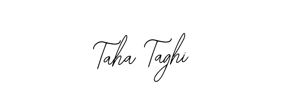 if you are searching for the best signature style for your name Taha Taghi. so please give up your signature search. here we have designed multiple signature styles  using Bearetta-2O07w. Taha Taghi signature style 12 images and pictures png