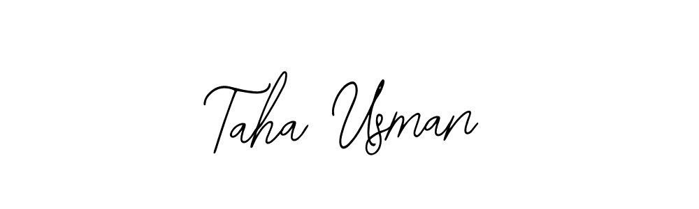 Create a beautiful signature design for name Taha Usman. With this signature (Bearetta-2O07w) fonts, you can make a handwritten signature for free. Taha Usman signature style 12 images and pictures png