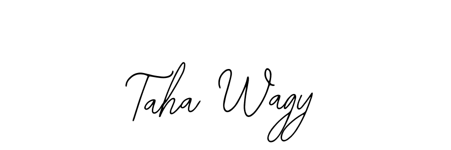 Similarly Bearetta-2O07w is the best handwritten signature design. Signature creator online .You can use it as an online autograph creator for name Taha Wagy. Taha Wagy signature style 12 images and pictures png