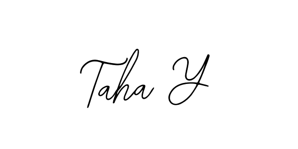 Make a short Taha Y signature style. Manage your documents anywhere anytime using Bearetta-2O07w. Create and add eSignatures, submit forms, share and send files easily. Taha Y signature style 12 images and pictures png