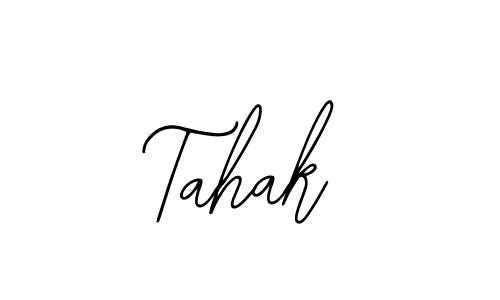 How to make Tahak signature? Bearetta-2O07w is a professional autograph style. Create handwritten signature for Tahak name. Tahak signature style 12 images and pictures png