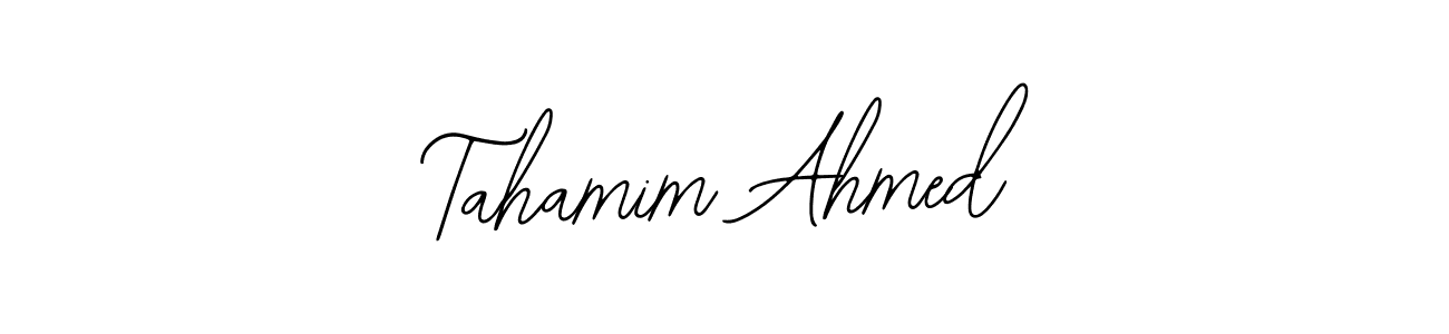 Use a signature maker to create a handwritten signature online. With this signature software, you can design (Bearetta-2O07w) your own signature for name Tahamim Ahmed. Tahamim Ahmed signature style 12 images and pictures png