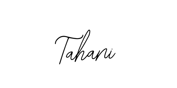 Also You can easily find your signature by using the search form. We will create Tahani name handwritten signature images for you free of cost using Bearetta-2O07w sign style. Tahani signature style 12 images and pictures png