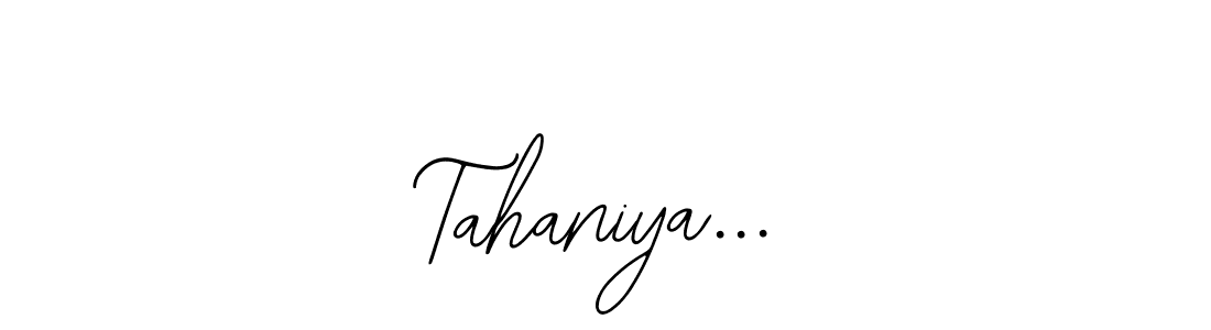Make a beautiful signature design for name Tahaniya.... Use this online signature maker to create a handwritten signature for free. Tahaniya... signature style 12 images and pictures png