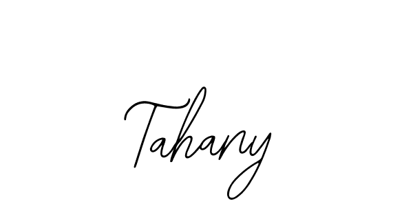 How to make Tahany name signature. Use Bearetta-2O07w style for creating short signs online. This is the latest handwritten sign. Tahany signature style 12 images and pictures png