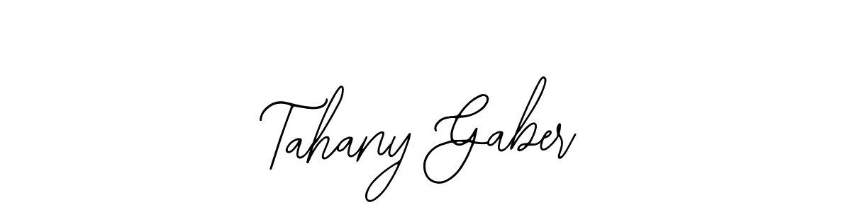Also You can easily find your signature by using the search form. We will create Tahany Gaber name handwritten signature images for you free of cost using Bearetta-2O07w sign style. Tahany Gaber signature style 12 images and pictures png