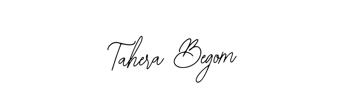 Make a short Tahera Begom signature style. Manage your documents anywhere anytime using Bearetta-2O07w. Create and add eSignatures, submit forms, share and send files easily. Tahera Begom signature style 12 images and pictures png