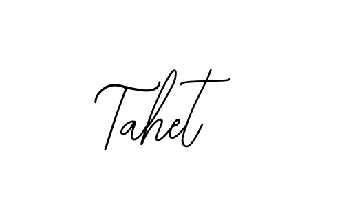 Tahet stylish signature style. Best Handwritten Sign (Bearetta-2O07w) for my name. Handwritten Signature Collection Ideas for my name Tahet. Tahet signature style 12 images and pictures png