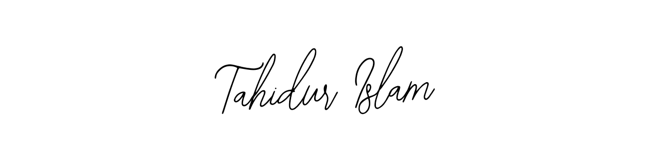 Use a signature maker to create a handwritten signature online. With this signature software, you can design (Bearetta-2O07w) your own signature for name Tahidur Islam. Tahidur Islam signature style 12 images and pictures png