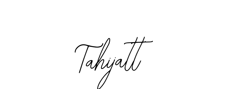 How to Draw Tahijatt signature style? Bearetta-2O07w is a latest design signature styles for name Tahijatt. Tahijatt signature style 12 images and pictures png