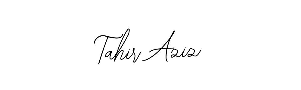 Make a beautiful signature design for name Tahir Aziz. Use this online signature maker to create a handwritten signature for free. Tahir Aziz signature style 12 images and pictures png