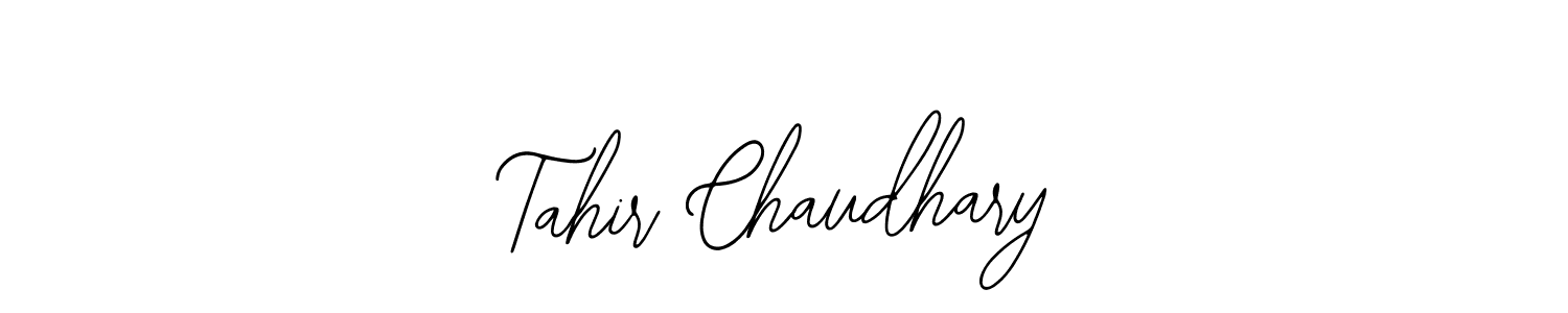 The best way (Bearetta-2O07w) to make a short signature is to pick only two or three words in your name. The name Tahir Chaudhary include a total of six letters. For converting this name. Tahir Chaudhary signature style 12 images and pictures png