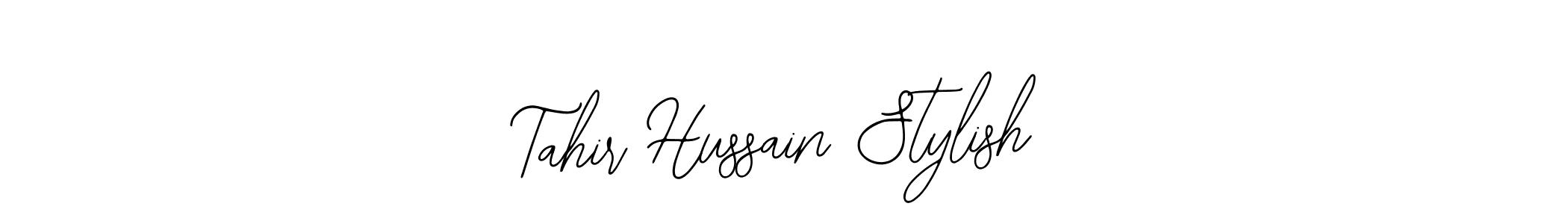 Design your own signature with our free online signature maker. With this signature software, you can create a handwritten (Bearetta-2O07w) signature for name Tahir Hussain Stylish. Tahir Hussain Stylish signature style 12 images and pictures png