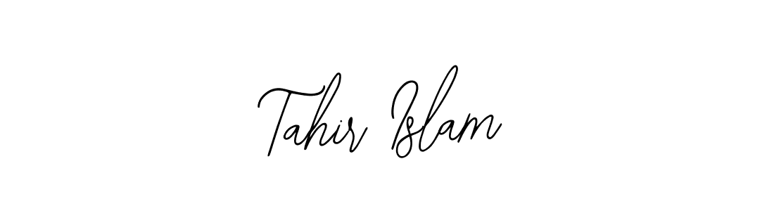 Also You can easily find your signature by using the search form. We will create Tahir Islam name handwritten signature images for you free of cost using Bearetta-2O07w sign style. Tahir Islam signature style 12 images and pictures png