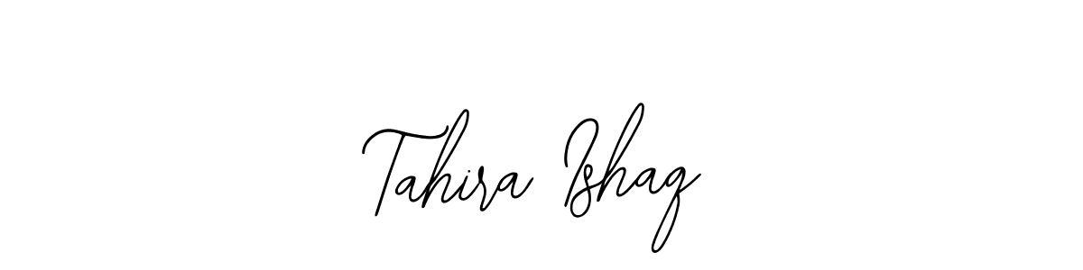 Make a beautiful signature design for name Tahira Ishaq. Use this online signature maker to create a handwritten signature for free. Tahira Ishaq signature style 12 images and pictures png