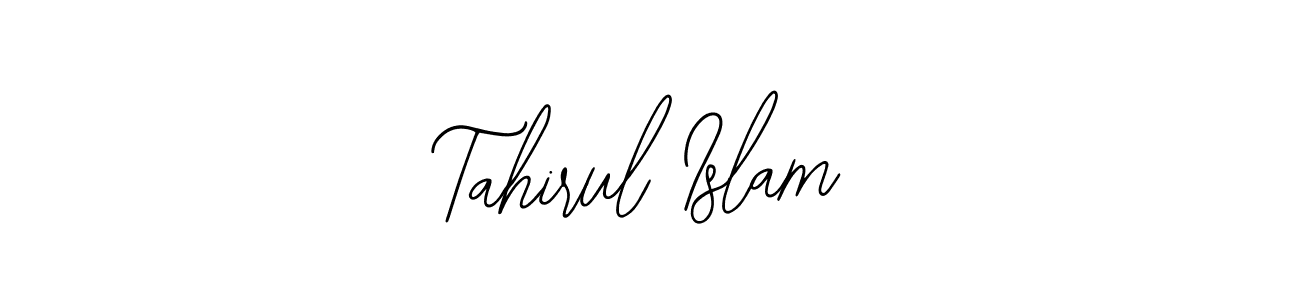 if you are searching for the best signature style for your name Tahirul Islam. so please give up your signature search. here we have designed multiple signature styles  using Bearetta-2O07w. Tahirul Islam signature style 12 images and pictures png