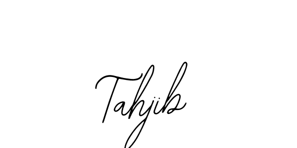 Design your own signature with our free online signature maker. With this signature software, you can create a handwritten (Bearetta-2O07w) signature for name Tahjib. Tahjib signature style 12 images and pictures png