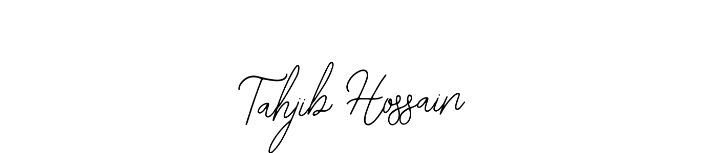 Also we have Tahjib Hossain name is the best signature style. Create professional handwritten signature collection using Bearetta-2O07w autograph style. Tahjib Hossain signature style 12 images and pictures png