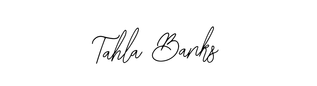 How to make Tahla Banks signature? Bearetta-2O07w is a professional autograph style. Create handwritten signature for Tahla Banks name. Tahla Banks signature style 12 images and pictures png