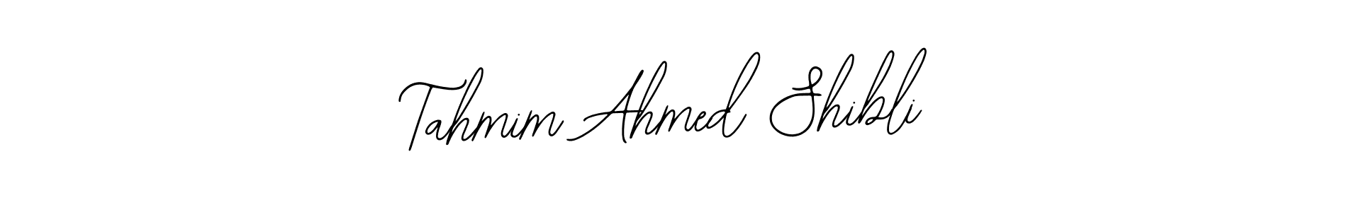 The best way (Bearetta-2O07w) to make a short signature is to pick only two or three words in your name. The name Tahmim Ahmed Shibli include a total of six letters. For converting this name. Tahmim Ahmed Shibli signature style 12 images and pictures png