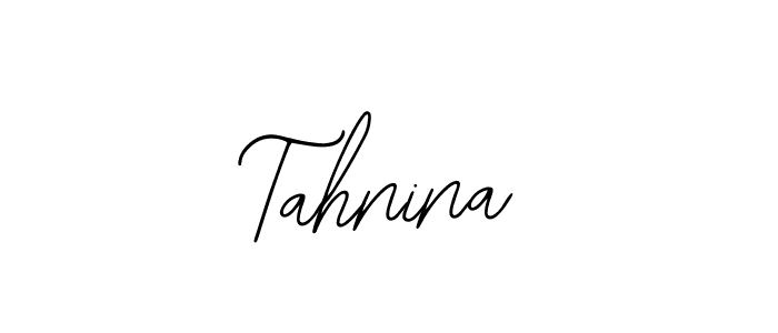 How to make Tahnina signature? Bearetta-2O07w is a professional autograph style. Create handwritten signature for Tahnina name. Tahnina signature style 12 images and pictures png