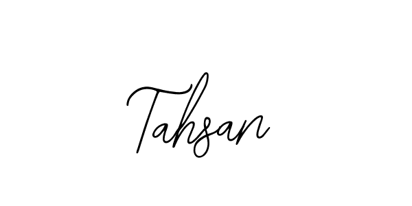 How to make Tahsan name signature. Use Bearetta-2O07w style for creating short signs online. This is the latest handwritten sign. Tahsan signature style 12 images and pictures png