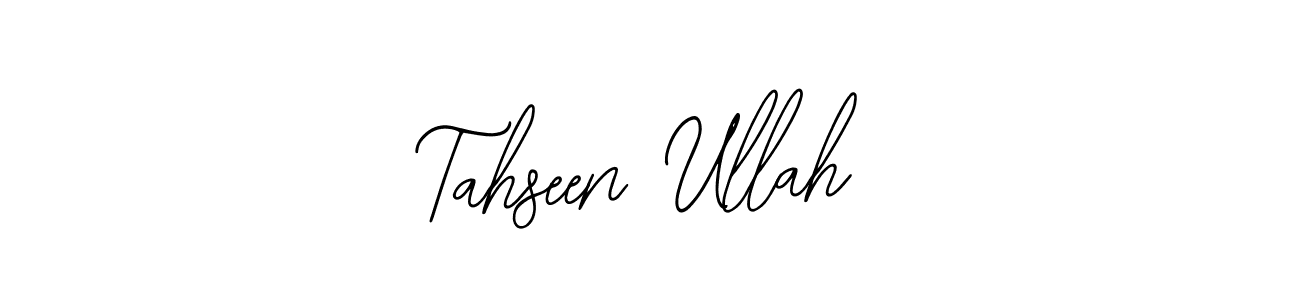 How to Draw Tahseen Ullah signature style? Bearetta-2O07w is a latest design signature styles for name Tahseen Ullah. Tahseen Ullah signature style 12 images and pictures png