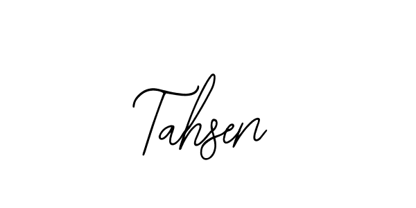 Design your own signature with our free online signature maker. With this signature software, you can create a handwritten (Bearetta-2O07w) signature for name Tahsen. Tahsen signature style 12 images and pictures png