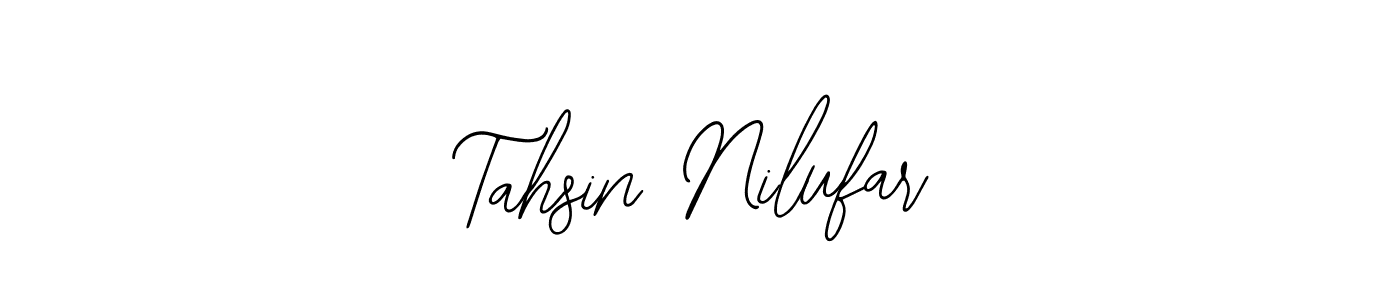 Tahsin Nilufar stylish signature style. Best Handwritten Sign (Bearetta-2O07w) for my name. Handwritten Signature Collection Ideas for my name Tahsin Nilufar. Tahsin Nilufar signature style 12 images and pictures png