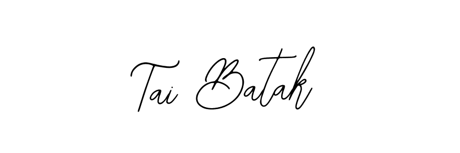 How to make Tai Batak signature? Bearetta-2O07w is a professional autograph style. Create handwritten signature for Tai Batak name. Tai Batak signature style 12 images and pictures png