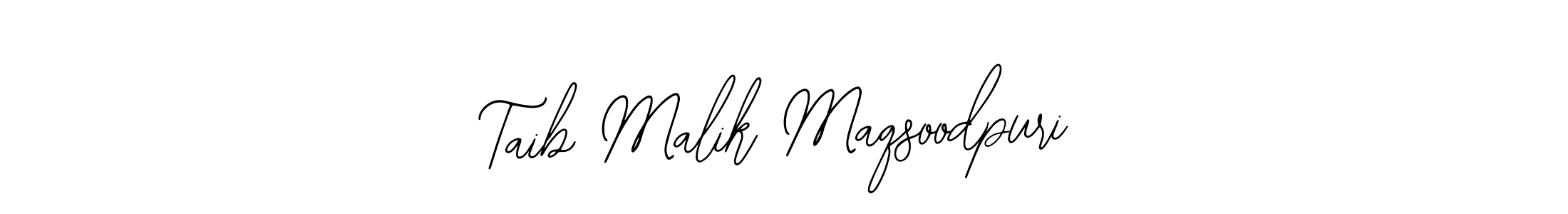 Also we have Taib Malik Maqsoodpuri name is the best signature style. Create professional handwritten signature collection using Bearetta-2O07w autograph style. Taib Malik Maqsoodpuri signature style 12 images and pictures png