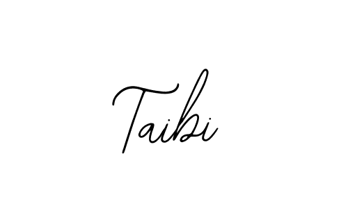 How to make Taibi name signature. Use Bearetta-2O07w style for creating short signs online. This is the latest handwritten sign. Taibi signature style 12 images and pictures png