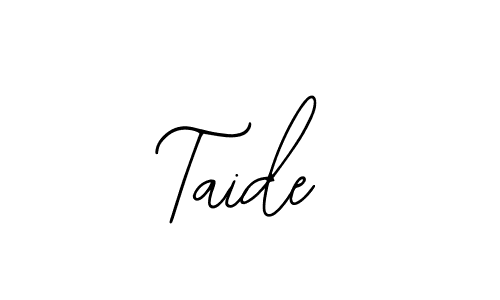 Taide stylish signature style. Best Handwritten Sign (Bearetta-2O07w) for my name. Handwritten Signature Collection Ideas for my name Taide. Taide signature style 12 images and pictures png