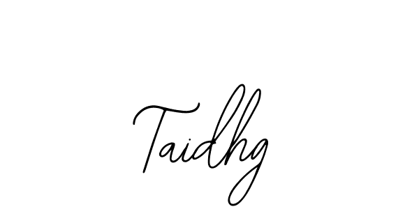 Design your own signature with our free online signature maker. With this signature software, you can create a handwritten (Bearetta-2O07w) signature for name Taidhg. Taidhg signature style 12 images and pictures png