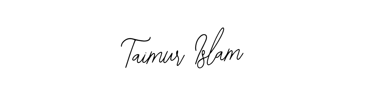 Use a signature maker to create a handwritten signature online. With this signature software, you can design (Bearetta-2O07w) your own signature for name Taimur Islam. Taimur Islam signature style 12 images and pictures png