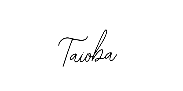 Make a beautiful signature design for name Taioba. With this signature (Bearetta-2O07w) style, you can create a handwritten signature for free. Taioba signature style 12 images and pictures png