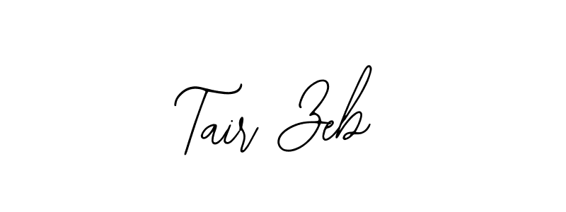 Make a beautiful signature design for name Tair Zeb. With this signature (Bearetta-2O07w) style, you can create a handwritten signature for free. Tair Zeb signature style 12 images and pictures png