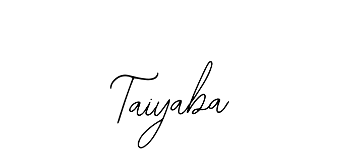 Use a signature maker to create a handwritten signature online. With this signature software, you can design (Bearetta-2O07w) your own signature for name Taiyaba. Taiyaba signature style 12 images and pictures png