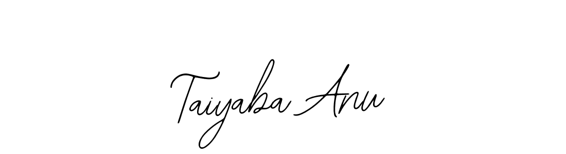 This is the best signature style for the Taiyaba Anu name. Also you like these signature font (Bearetta-2O07w). Mix name signature. Taiyaba Anu signature style 12 images and pictures png