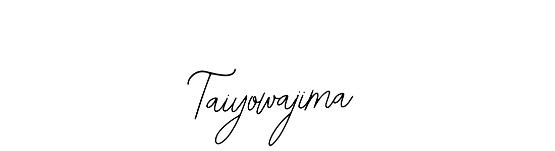 How to make Taiyowajima name signature. Use Bearetta-2O07w style for creating short signs online. This is the latest handwritten sign. Taiyowajima signature style 12 images and pictures png