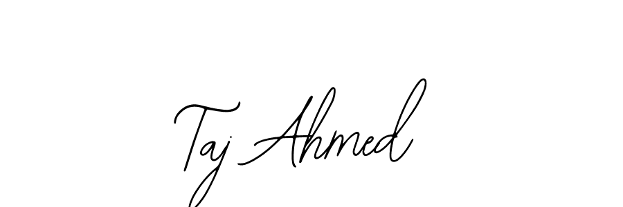 How to make Taj Ahmed signature? Bearetta-2O07w is a professional autograph style. Create handwritten signature for Taj Ahmed name. Taj Ahmed signature style 12 images and pictures png