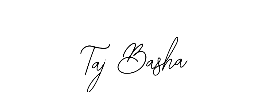 How to make Taj Basha name signature. Use Bearetta-2O07w style for creating short signs online. This is the latest handwritten sign. Taj Basha signature style 12 images and pictures png