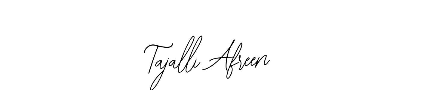if you are searching for the best signature style for your name Tajalli Afreen. so please give up your signature search. here we have designed multiple signature styles  using Bearetta-2O07w. Tajalli Afreen signature style 12 images and pictures png