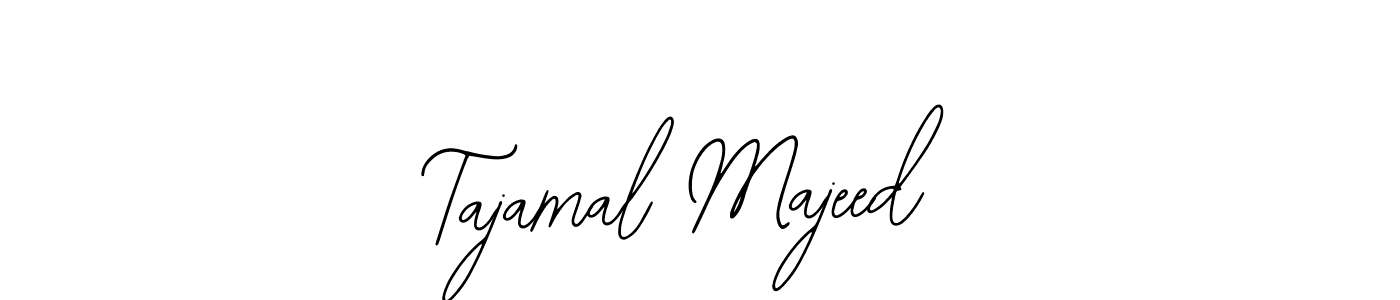 Also You can easily find your signature by using the search form. We will create Tajamal Majeed name handwritten signature images for you free of cost using Bearetta-2O07w sign style. Tajamal Majeed signature style 12 images and pictures png