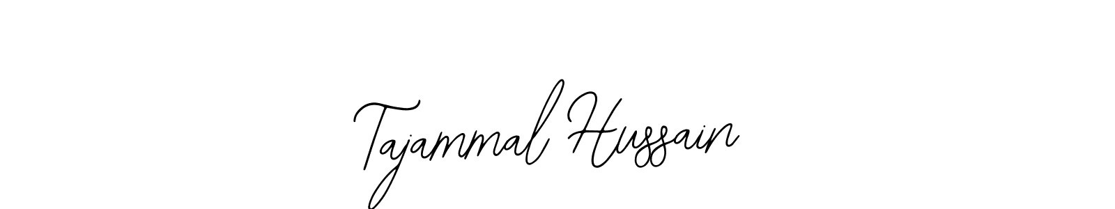 The best way (Bearetta-2O07w) to make a short signature is to pick only two or three words in your name. The name Tajammal Hussain include a total of six letters. For converting this name. Tajammal Hussain signature style 12 images and pictures png