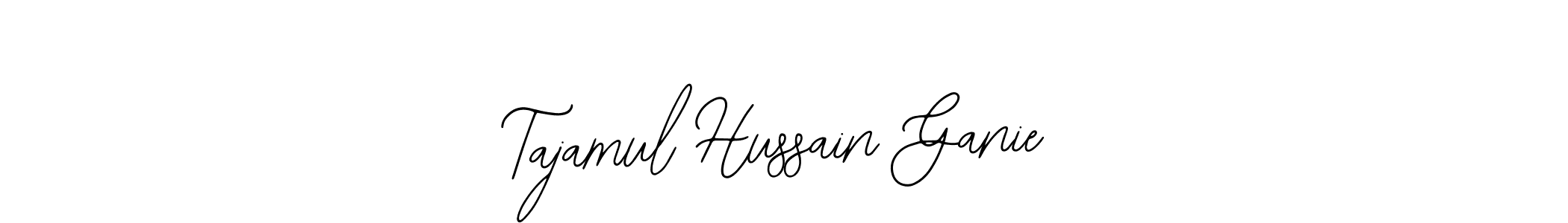 Make a beautiful signature design for name Tajamul Hussain Ganie. With this signature (Bearetta-2O07w) style, you can create a handwritten signature for free. Tajamul Hussain Ganie signature style 12 images and pictures png