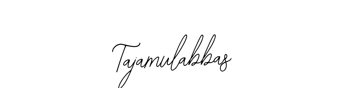 The best way (Bearetta-2O07w) to make a short signature is to pick only two or three words in your name. The name Tajamulabbas include a total of six letters. For converting this name. Tajamulabbas signature style 12 images and pictures png